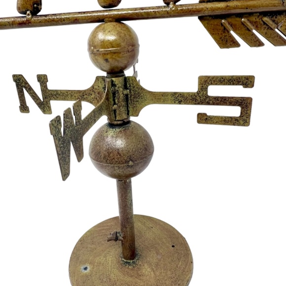 Vintage Rustic Trotting Horse Tabletop Weathervane decorative brown metal - Picture 7 of 14